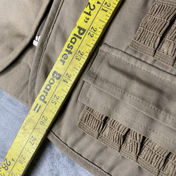 Vintage Game Winner Sportswear Khaki Duck Canvas Bird Hunting Fishing Vest XL - Picture 8 of 8